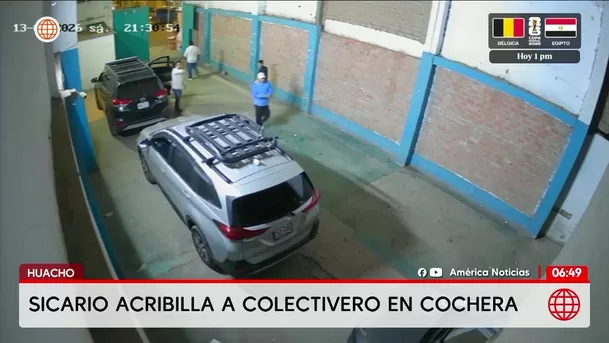 Sicario asesina a colectivero en cochera de Huacho. Foto: América Noticias Sicario asesina a colectivero en cochera de Huacho. Foto: América Noticias