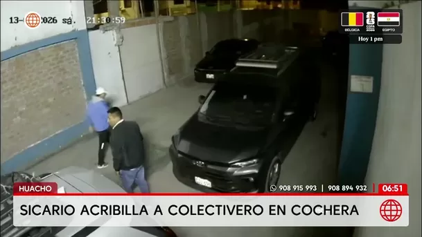 Sicario asesina a colectivero en cochera de Huacho. Foto: América Noticias Sicario asesina a colectivero en cochera de Huacho. Foto: América Noticias