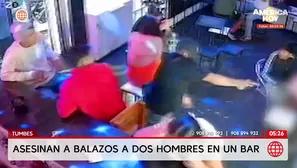 Sicario asesina a dos hombres en bar de Zarumilla en Tumbes. Foto y video: América Noticias