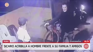 Sicario asesina a hombre de 22 balazos frente a su familia en Piura. Foto y video: América Noticias