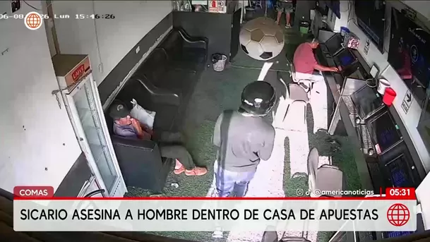 Sicario asesina a un hombre en Comas. Foto: América Noticias
