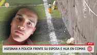 Sicario asesina a policía delante de su hija en cancha de Comas