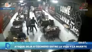San Luis: Sicario irrumpe en chifa y deja grave a joven cocinero de 20 años. Foto y video: Domingo al día