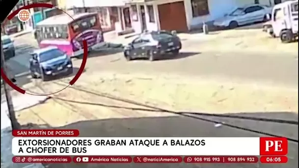 Sicario dispara 11 veces contra chofer de San Germán en San Martín de Porres/ América Noticias Sicario dispara 11 veces contra chofer de San Germán en San Martín de Porres/ América Noticias