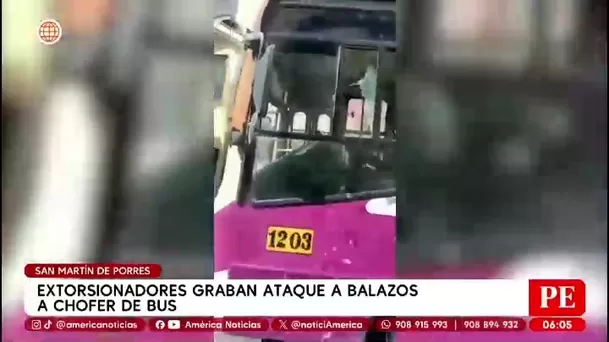 Sicario dispara 11 veces contra chofer de bus San Germán en SMP/ América Noticias Sicario dispara 11 veces contra chofer de bus San Germán en SMP/ América Noticias