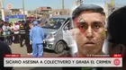 Sicario graba asesinato de colectivero en Ventanilla