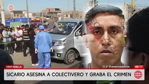 Sicario graba asesinato de colectivero en Ventanilla. Foto y video: América Noticias