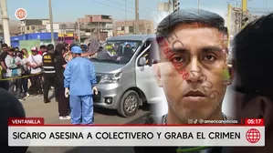 Sicario graba asesinato de colectivero en Ventanilla. Foto y video: América Noticias