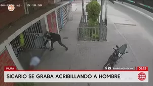 Sicario graba asesinato de hombre en tienda de Piura. Foto y video: América Noticias