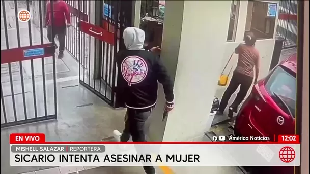 Sicario intenta asesinar a mujer en Jesús María. Foto: América Noticias