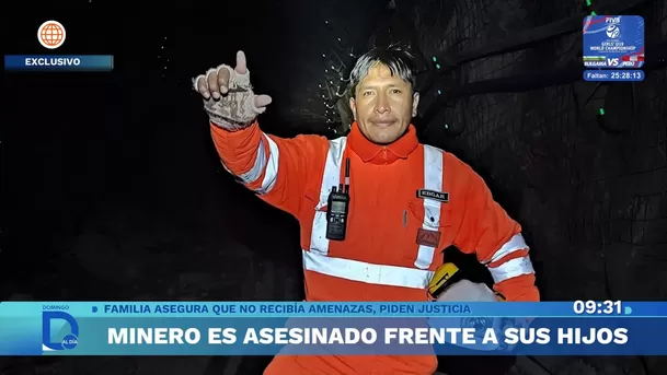 Edgar Barreto Malpartida, minero asesinado - Fuente: Domingo Al Día