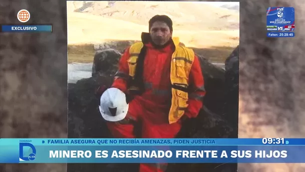 Edgar Barreto Malpartida, minero asesinado - Fuente: Domingo Al Día