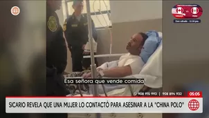 Sicario revela que una mujer lo contactó para asesinar a la China Polo. Foto y video: Unidad de investigación