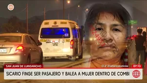 San Juan de Lurigancho: falso trabajador de limpieza balea a pasajera. Foto y video: AN