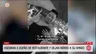 Sicarios asesinan a balazos a dueño de restaurante en Sullana