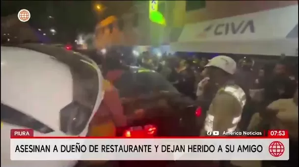 Sicarios asesinan a balazos a dueño de restaurante dentro de su vehículo en Sullana/ América Noticias
