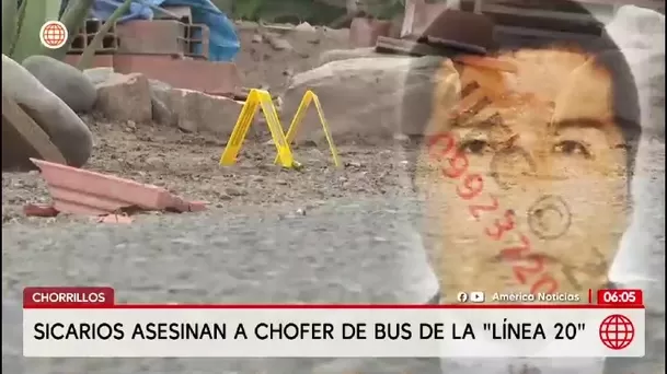 Sicarios matan a balazos a chofer de bus con pasajeros en Chorrillos/ América Noticias Sicarios matan a balazos a chofer de bus con pasajeros en Chorrillos/ América Noticias