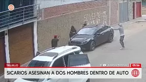Sicarios asesinan a dos hombres en calle de Trujillo. Foto y video: América Noticias