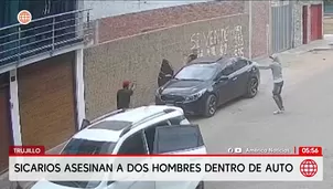 Sicarios asesinan a dos hombres en calle de Trujillo. Foto y video: América Noticias