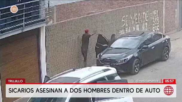 Sicarios asesinan a dos hombres en calle de Trujillo. Foto: América Noticias