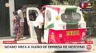 Sicarios asesinan a dueño de flota de mototaxis en Carabayllo