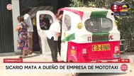 Sicarios asesinan a dueño de flota de mototaxis en Carabayllo