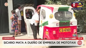 Sicarios asesinan a dueño de flota de mototaxis en Carabayllo. Foto y video: América Noticias