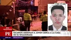 Sicarios asesinan a joven cerca a la casa de su enamorada