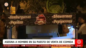 Asesinan a vendedor venezolano en Santa Anita. Foto y video: América TV