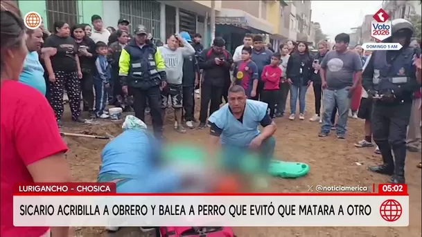 Sicarios asesinan a obrero en Lurigancho-Chosica. Foto: América Noticias