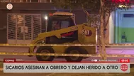 Sicarios asesinan a obrero de mantenimiento vial en Comas