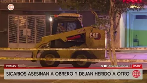 Sicarios asesinan a obrero de mantenimiento vial en Comas. Foto y video: América Noticias