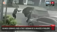Sicarios asesinan a pasajero de 26 balazos en Villa El Salvador