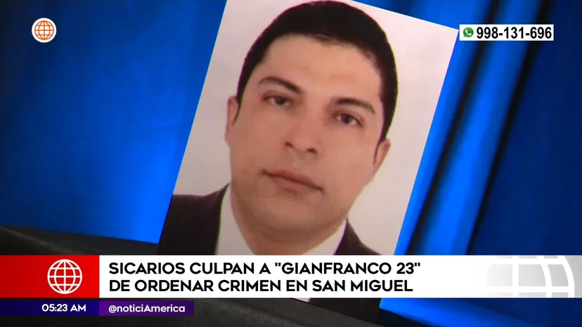 Sicarios culpan a alias Gianfranco 23 de ordenar crimen en San Miguel