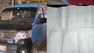 Sicarios disparan contra miniván en San Juan de Lurigancho