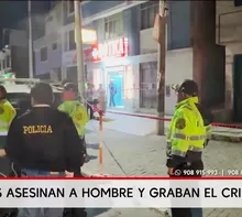 Sicarios graban asesinato de un hombre en Arequipa. Foto y video: América Noticias