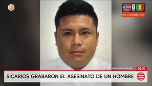 Sicarios graban asesinato de un hombre en Trujillo. Foto y video: América Noticias