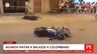 Sicarios matan a balazos a colombiano en Huaral
