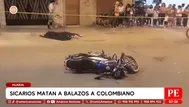 Sicarios matan a balazos a colombiano en Huaral