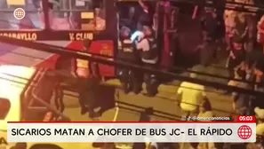 Sicarios matan a chofer de bus en San Martín de Porres. Foto y video: América Noticias