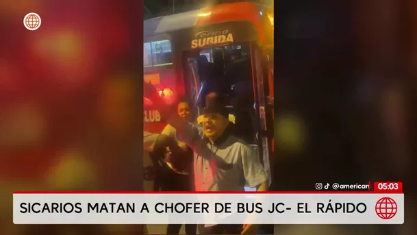 Sicarios matan a chofer de bus en San Martín de Porres. Foto: América Noticias