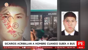 Sicarios matan a hombre cuando subía a bus en Pachacámac y hay 3 heridos. Foto y video: América Noticias