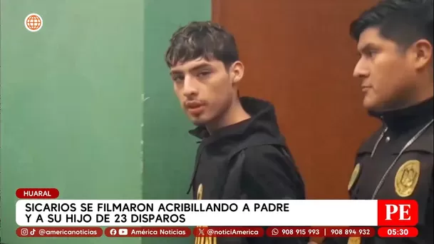 Sicarios matan a padre e hijo con 23 disparos en Huaral. Foto: América Noticias