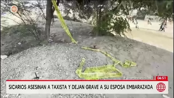 Trujillo: sicarios asesinan a taxista y dejan herida de gravedad a su esposa embarazada/ América Noticias Trujillo: sicarios asesinan a taxista y dejan herida de gravedad a su esposa embarazada/ América Noticias