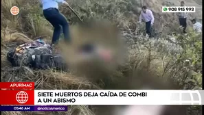 Accidente de tránsito en Apurímac. Foto y video: América Noticias