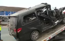 Siete muertos dejó choque de minivan contra camión - Noticias de camion