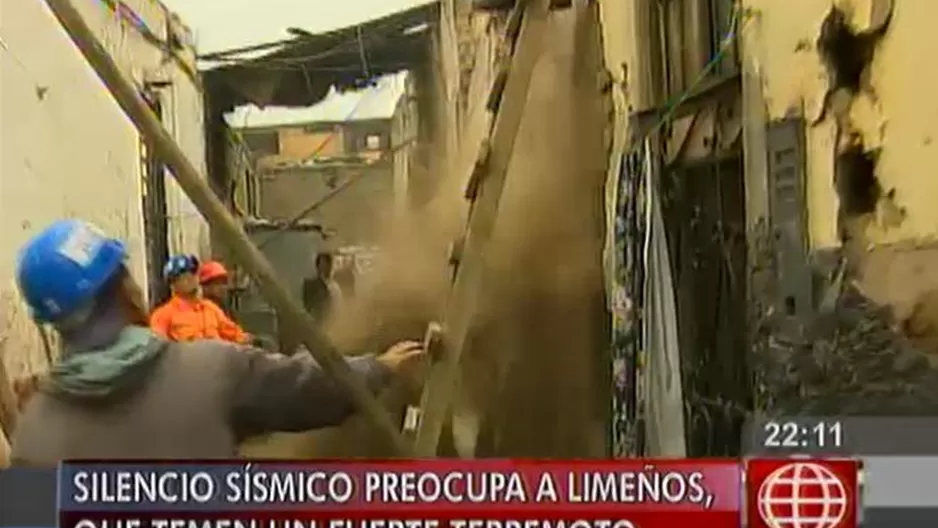 Silencio sísmico preocupa a limeños que temen un fuerte terremoto