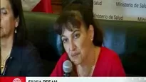 Silvia Pessah, ministra de Salud. Video: América TV