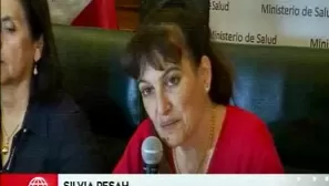 Silvia Pessah, ministra de Salud. Video: América TV