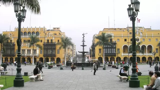 Plaza de Armas de Lima. Foto: Andina